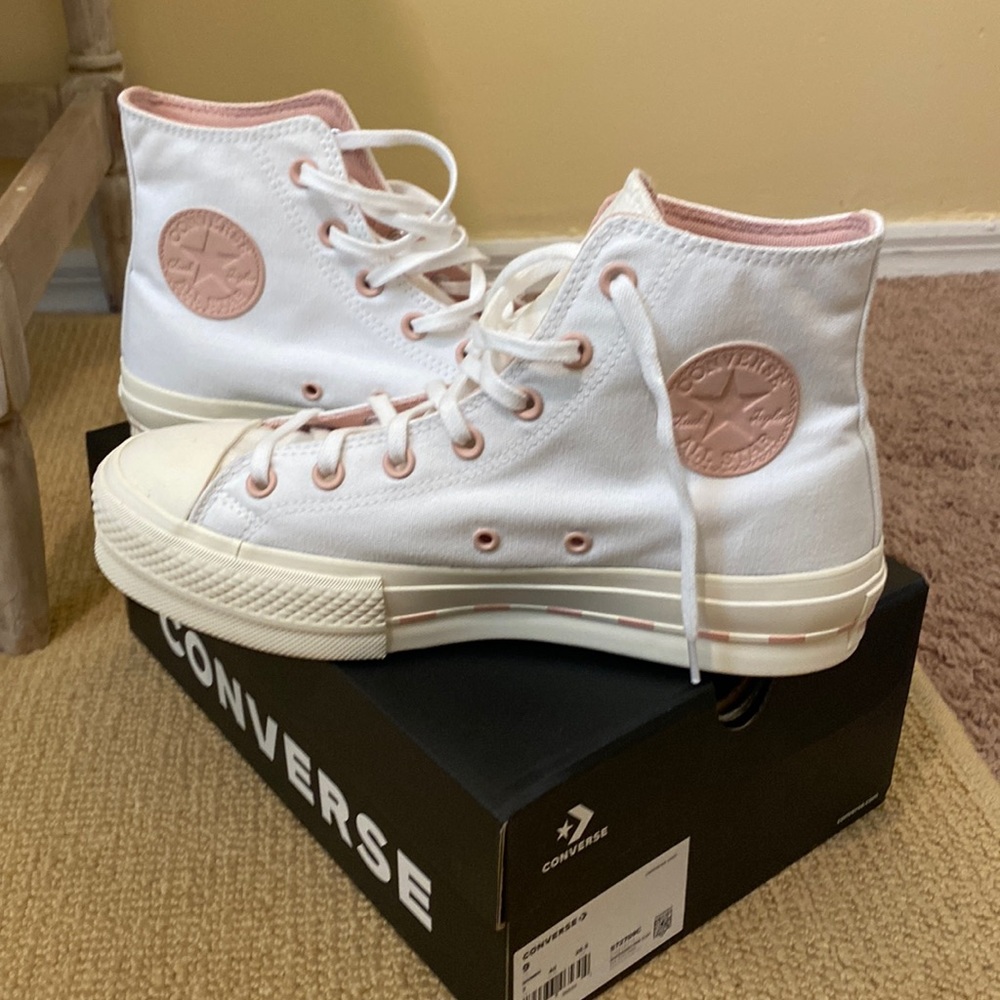 Converse All Star Lift Platform Canvas High Top Sneakers